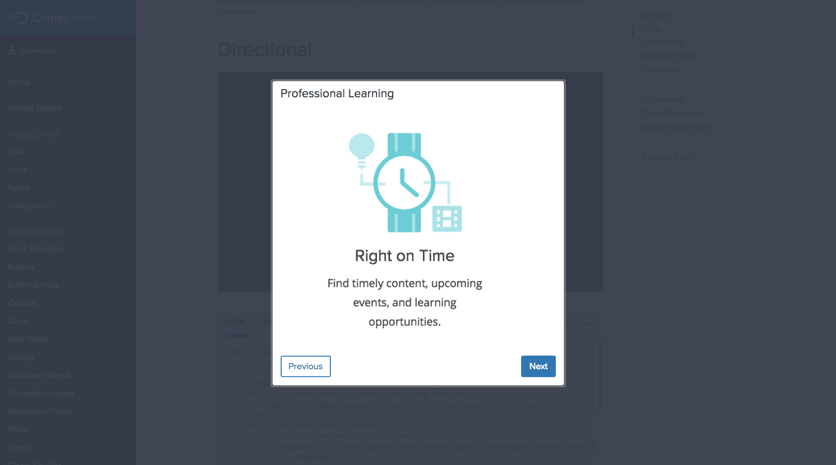 Directional Modal